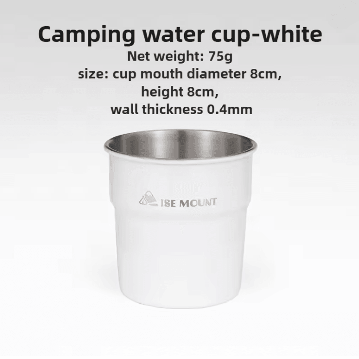 Stainless Steel Camping Cup Outdoor Beer Mug With Storage Bag 4