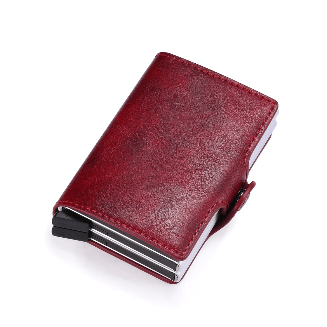 RFID Carbon Fiber Slim Wallet For Men With 14 Card Holders And Money Clip 9