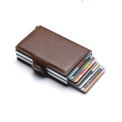 RFID Carbon Fiber Slim Wallet For Men With 14 Card Holders And Money Clip 2