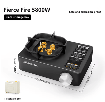 Camping Gas Stove Portable High Power Outdoor Cassette Burner For Hiking And Picnic 3