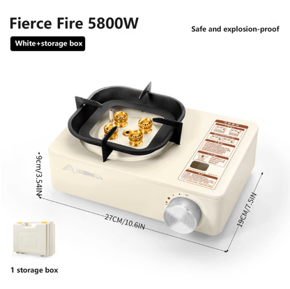 Camping Gas Stove Portable High Power Outdoor Cassette Burner For Hiking And Picnic 4
