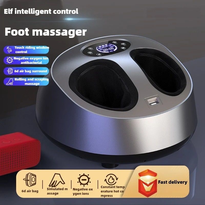 Fully Wrapped Shiatsu Foot  Leg Massager With Heating Airbags  Negative Ion 1