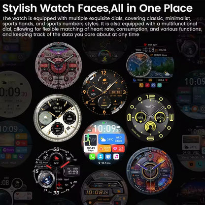 Smart Watch For Men AMOLED Display GPS Fitness Tracker With Bluetooth Calling 3