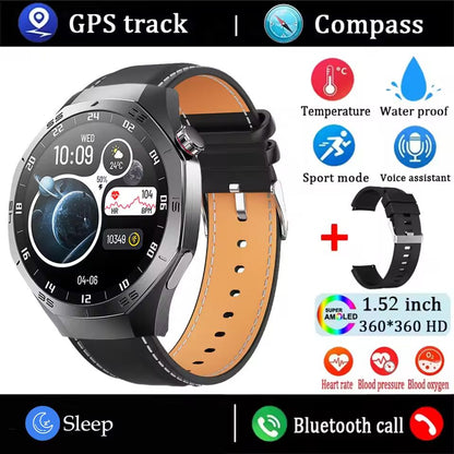 Smart Watch For Men AMOLED Display GPS Fitness Tracker With Bluetooth Calling 8