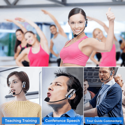 Wireless Microphone Headset UHF 2 In 1 Mic With Handheld Option And LED Display 2