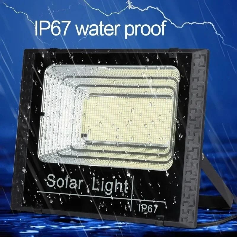 Jvee 30W Solar Flood Light With 1000mAh Battery And Remote For Outdoor Use 4