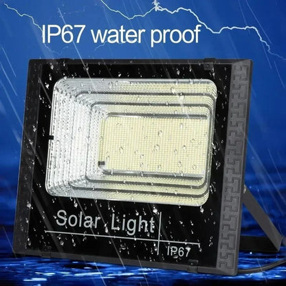 Jvee 30W Solar Flood Light With 1000mAh Battery And Remote For Outdoor Use 4