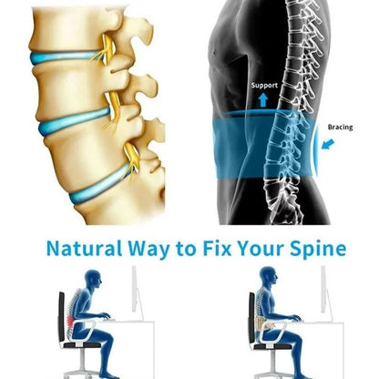 Inflatable Lumbar Traction Waist Brace Belt For Spine Support 3