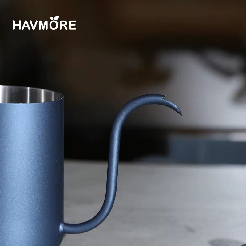 Premium 304 Stainless Steel Gooseneck Coffee Kettle  600ml Barista Espresso Pour Over Teapot 1