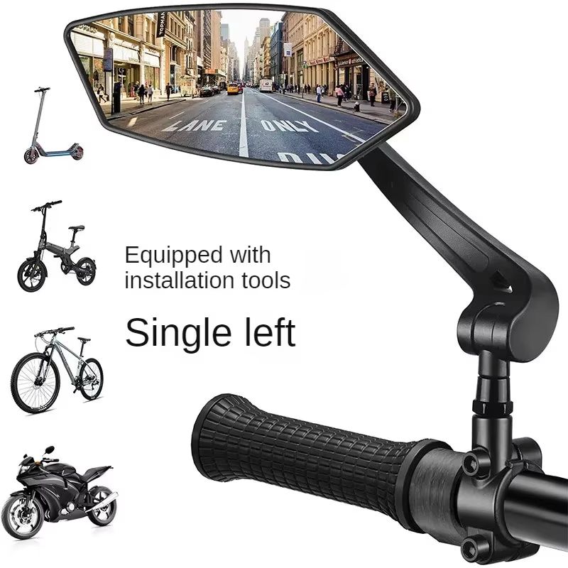 Bike Rearview Mirror Adjustable Handlebar WideAngle Safety Mirror 8