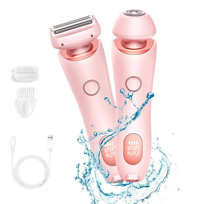 2in1 Electric Razor For Women  Waterproof Bikini Trimmer  Face Shaver 1