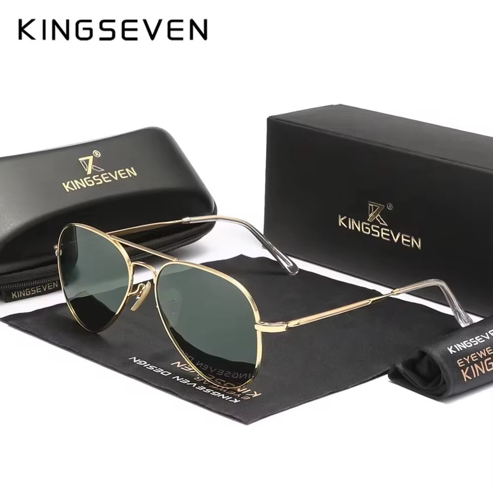 KINGSEVEN Pilot Sunglasses for Women – Polarized UV400 Luxury Eyewear