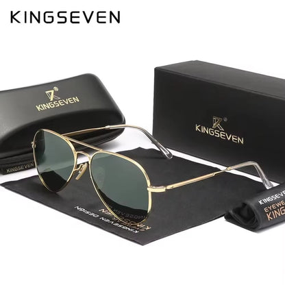 KINGSEVEN Pilot Sunglasses for Women – Polarized UV400 Luxury Eyewear