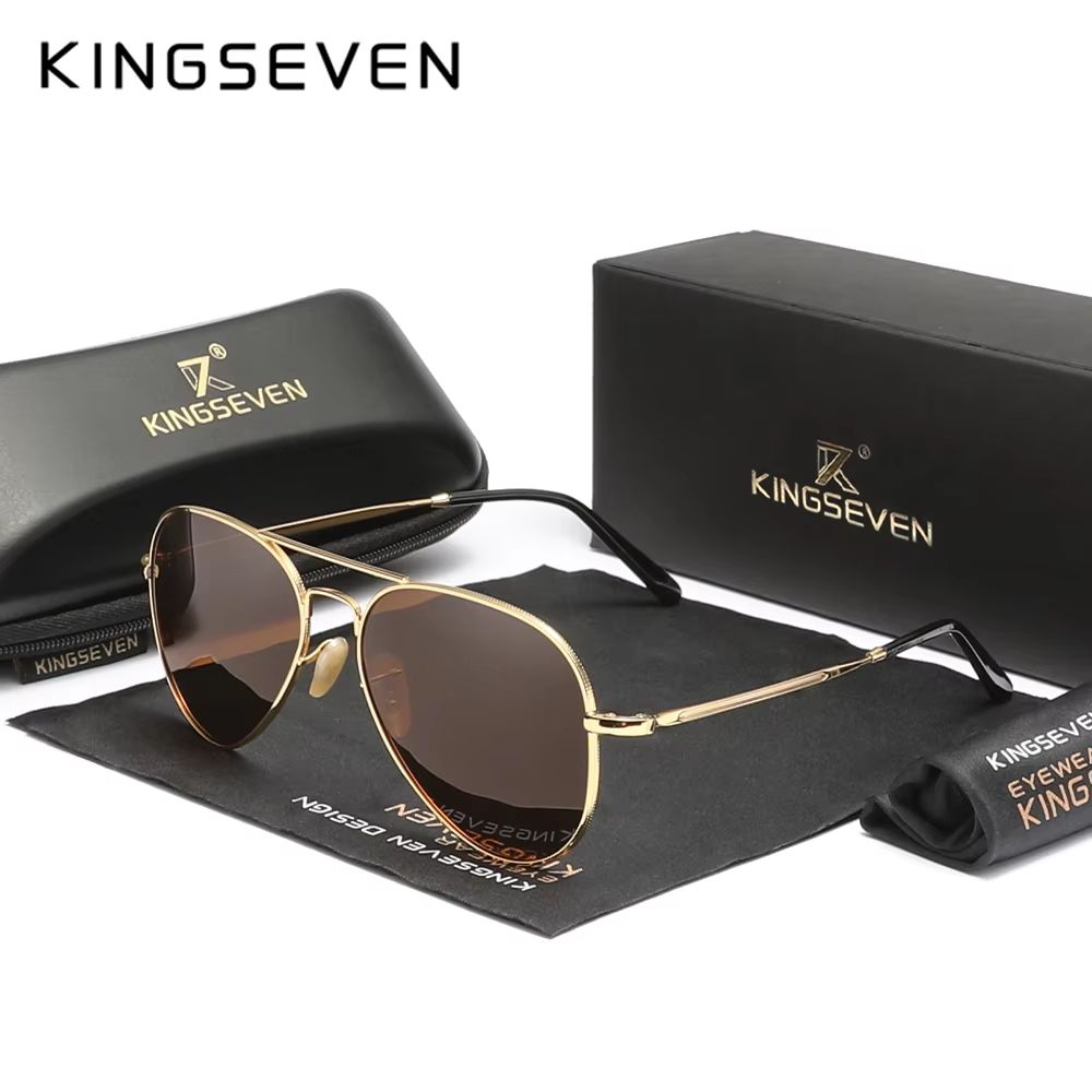 KINGSEVEN Pilot Sunglasses For Women  Polarized UV400 Luxury Eyewear 3