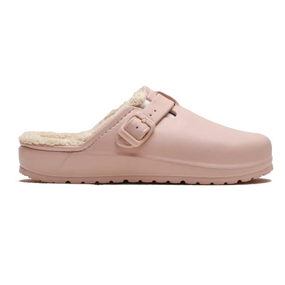 Womens Winter Fur Slippers  Waterproof AntiSlip Plush Lined House  Garden Shoes 1