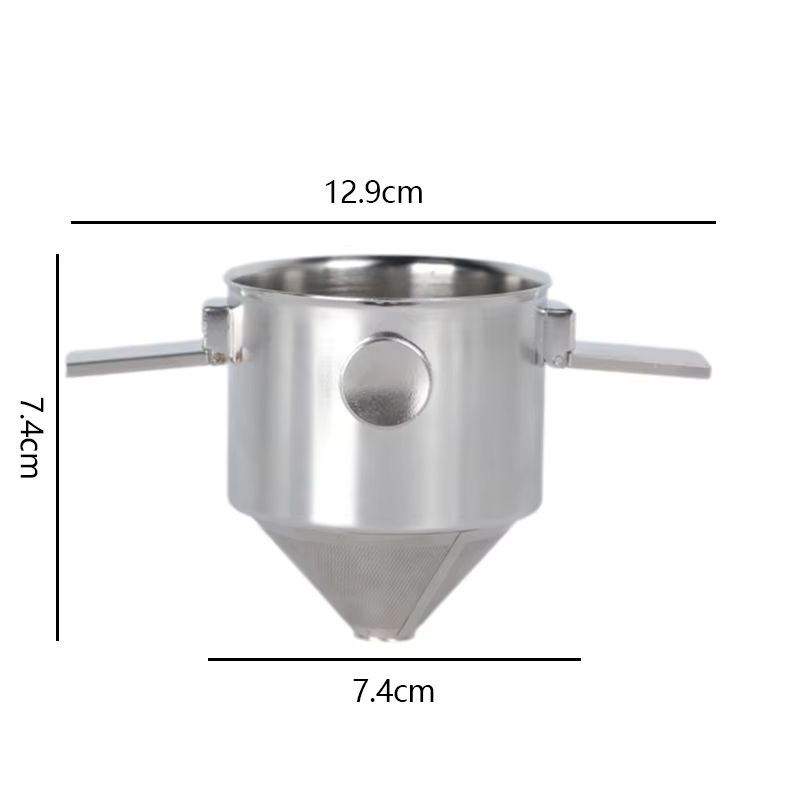 304 Stainless Steel Coffee Filter Cup  Portable Hanging Ear FilterFree Funnel For Hand Brewing 5