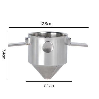 304 Stainless Steel Coffee Filter Cup  Portable Hanging Ear FilterFree Funnel For Hand Brewing 5