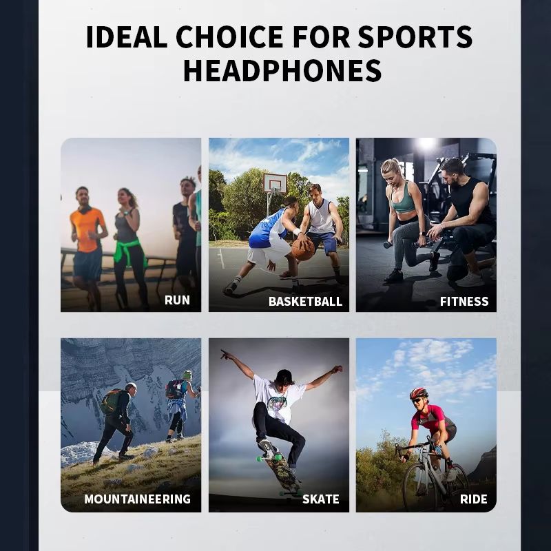 Xiaomi Mijia Bone Conduction Sport Headphones  Wireless Bluetooth Earphones With Mic For Running  F 5