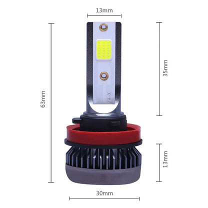 2Pcs LED Car Headlight Bulbs  20000LM Turbo H4 H7 H11 9005 9006 Auto Lights 12V 2