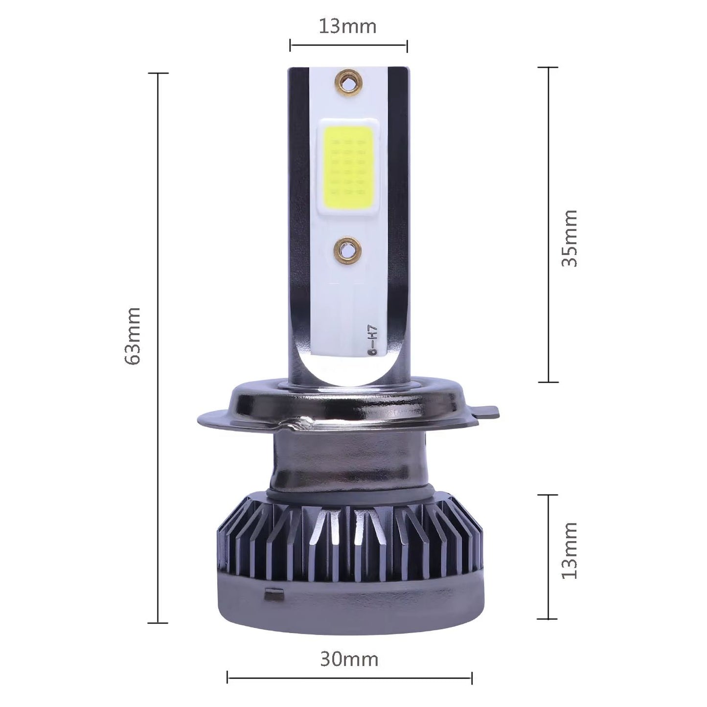 2Pcs LED Car Headlight Bulbs  20000LM Turbo H4 H7 H11 9005 9006 Auto Lights 12V 3