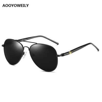 Luxury Polarized Sunglasses For Men  Vintage Pilot UV400 Driving Glasses 1