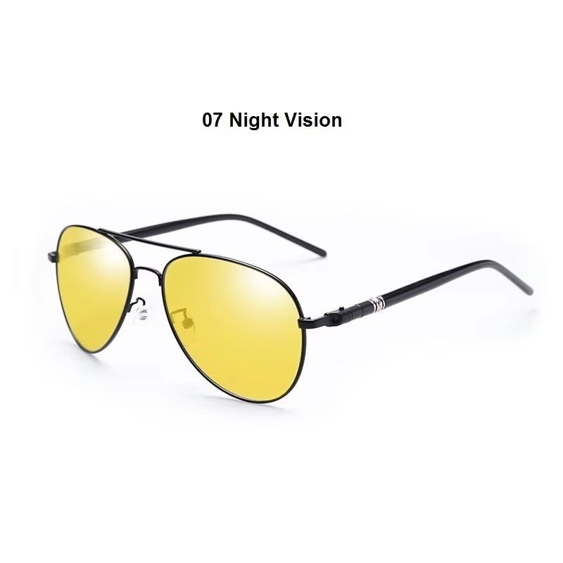 Luxury Polarized Sunglasses For Men  Vintage Pilot UV400 Driving Glasses 11