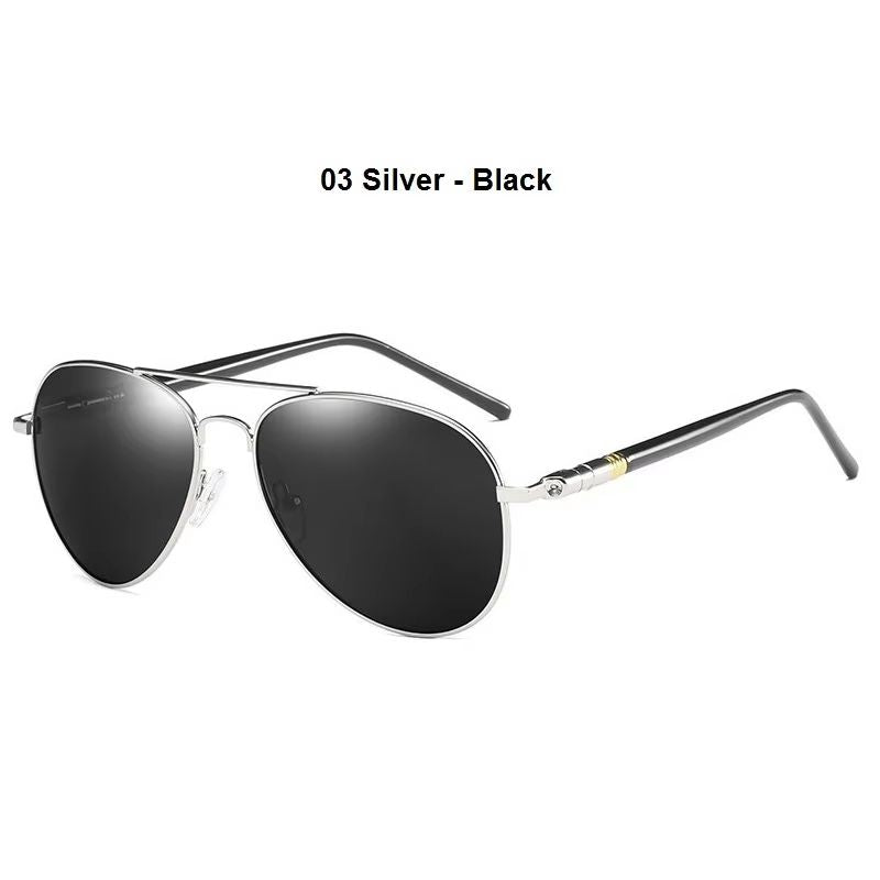 Luxury Polarized Sunglasses For Men  Vintage Pilot UV400 Driving Glasses 7