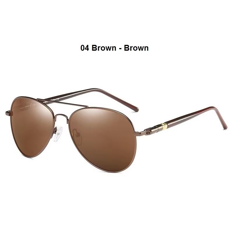 Luxury Polarized Sunglasses For Men  Vintage Pilot UV400 Driving Glasses 8