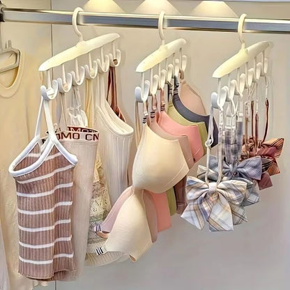 12-Hook Rotating Closet Hanger – Space-Saving Organizer for Ties, Belts, Scarves & Accessories