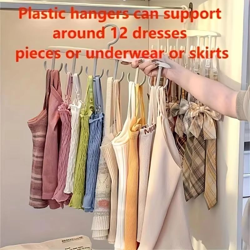 12Hook Rotating Closet Hanger  SpaceSaving Organizer For Ties Belts Scarves  Accessories 3