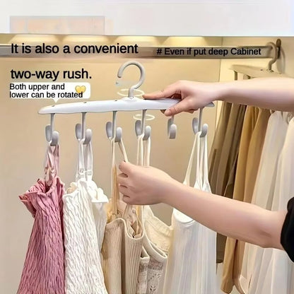 12Hook Rotating Closet Hanger  SpaceSaving Organizer For Ties Belts Scarves  Accessories 4
