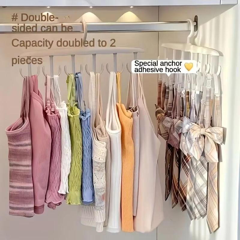 12Hook Rotating Closet Hanger  SpaceSaving Organizer For Ties Belts Scarves  Accessories 5