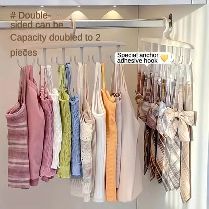12Hook Rotating Closet Hanger  SpaceSaving Organizer For Ties Belts Scarves  Accessories 5