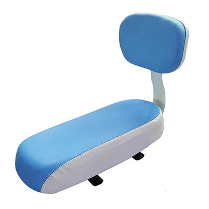 Bike Child Seat With Backrest  PU Leather Bicycle Rear Rack Cushion For Kids 10