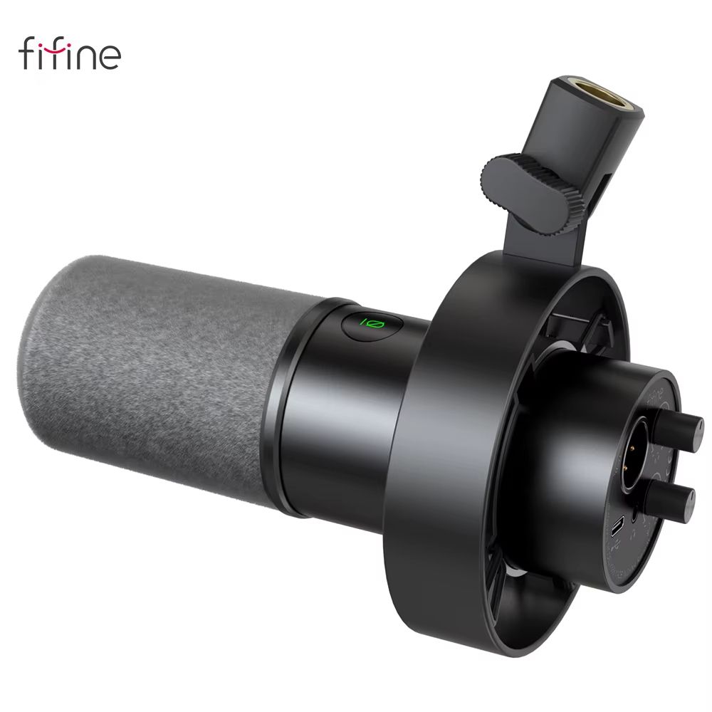FIFINE K688 USBXLR Dynamic Microphone  StudioQuality Recording With Shock Mount  Touch Mute 6