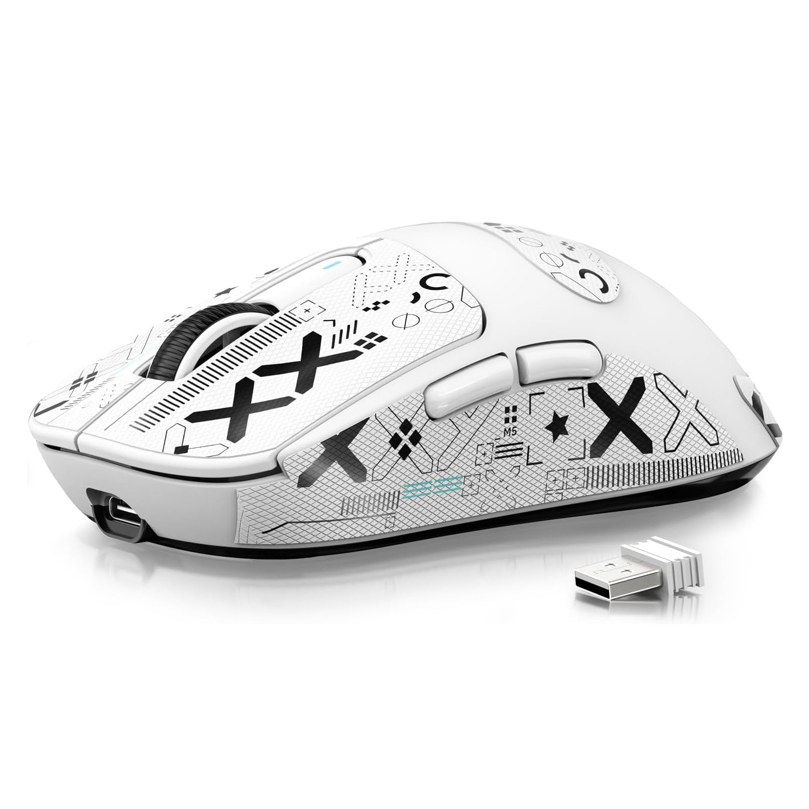 Lightweight ATTACK SHARK X3 Wireless Gaming Mouse, PAW3395 26K DPI Sensor, 49g Tri-Mode, 5 Programmable Buttons