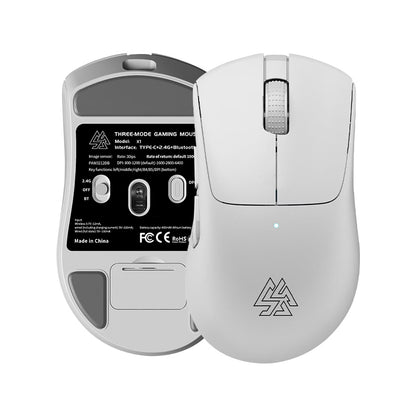 Wireless Gaming Mouse X1, Bluetooth 5.0 Lightweight, 1000Hz Polling Rate, 6400 DPI 6 Level Adjustment
