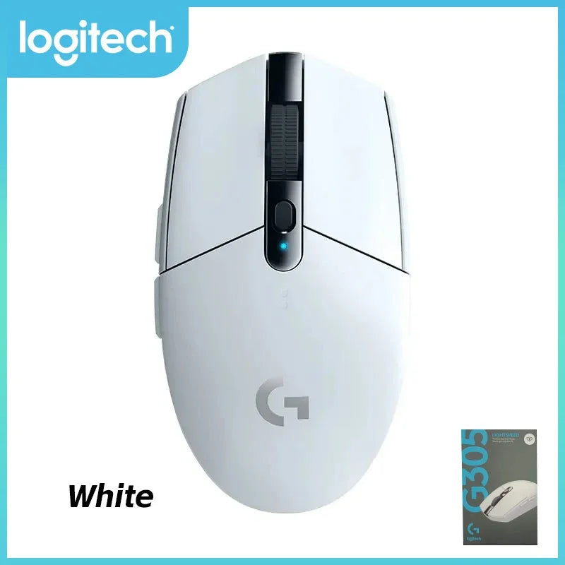 Lightweight 250hrs Battery Life Logitech G305 Wireless Gaming Mouse, 12K DPI for Esports FPS MOBA Games PC Mac