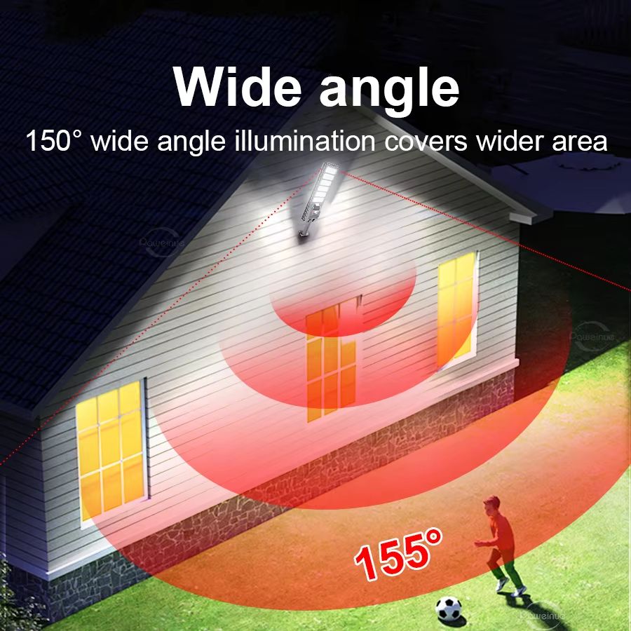 600W LED Solar Outdoor Light  Motion Sensor Wall Lamp For Garden Street  Security Lighting 1