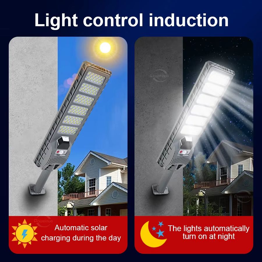 600W LED Solar Outdoor Light  Motion Sensor Wall Lamp For Garden Street  Security Lighting 3