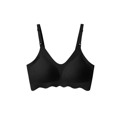 Comfortable and Breathable Nursing Bra, New Traceless Ultra Thin Bra, Detachable for Easy Breastfeeding