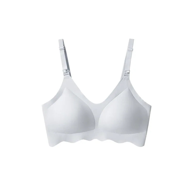 Comfortable and Breathable Nursing Bra, New Traceless Ultra Thin Bra, Detachable for Easy Breastfeeding