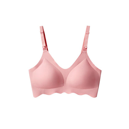 Comfortable and Breathable Nursing Bra, New Traceless Ultra Thin Bra, Detachable for Easy Breastfeeding