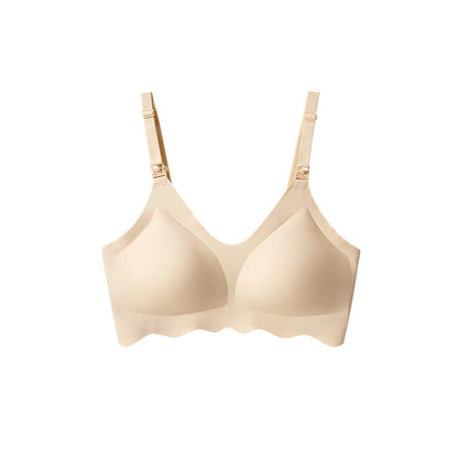 Comfortable and Breathable Nursing Bra, New Traceless Ultra Thin Bra, Detachable for Easy Breastfeeding