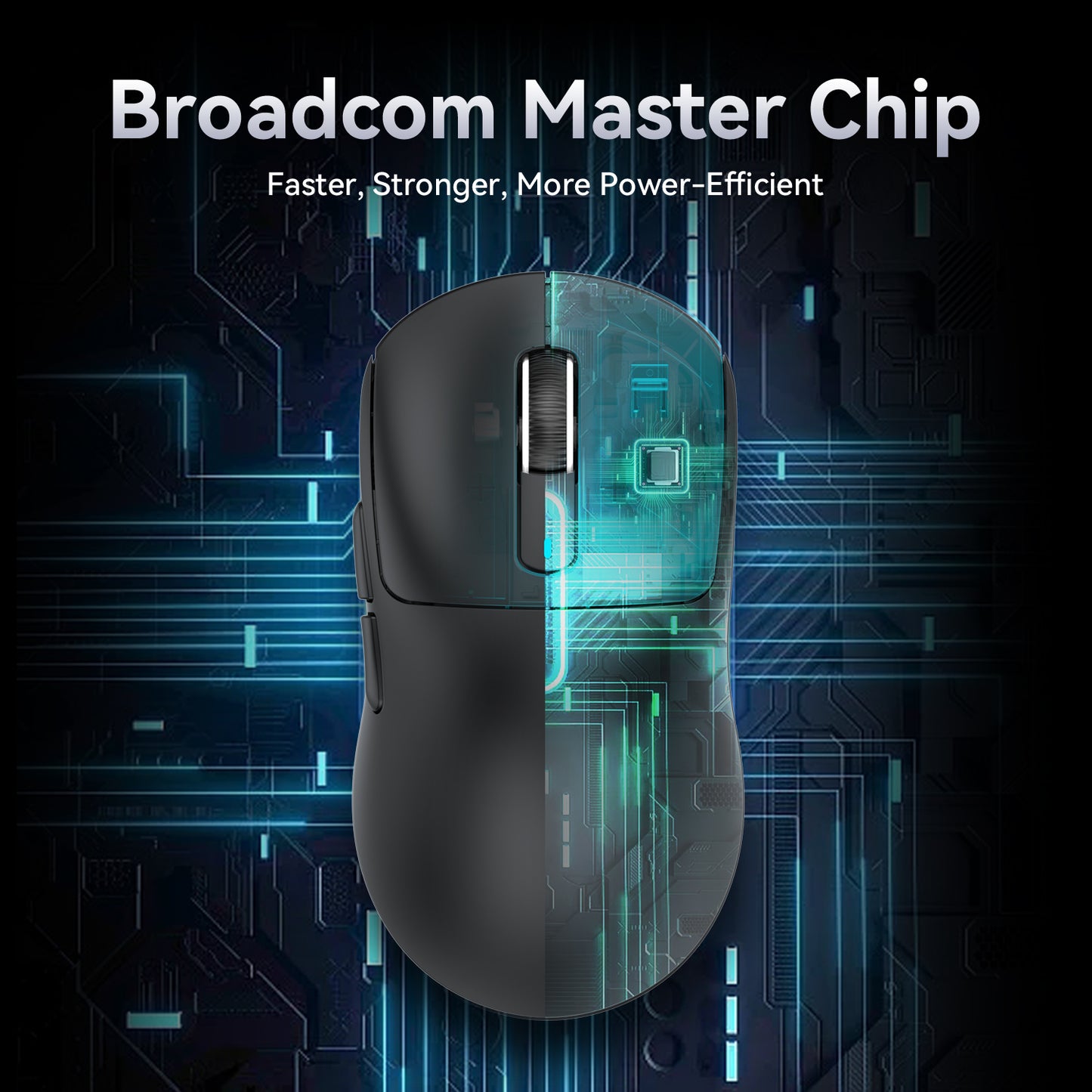 PixArt PAW3395 26K DPI, Attack Shark X3 Wireless Mouse, Tri-Mode Macro Gaming Mouse, Lightweight Mouse for Laptop