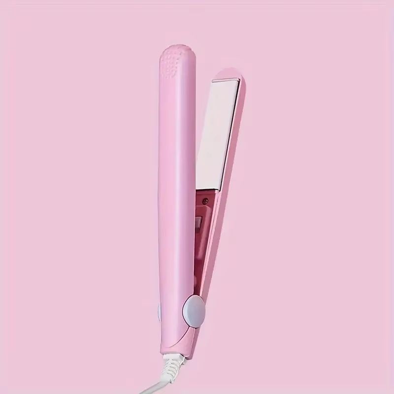 Mini Ceramic Hair Straightener  Quick Heating Styling Tool For Bangs Curling  Travel 6