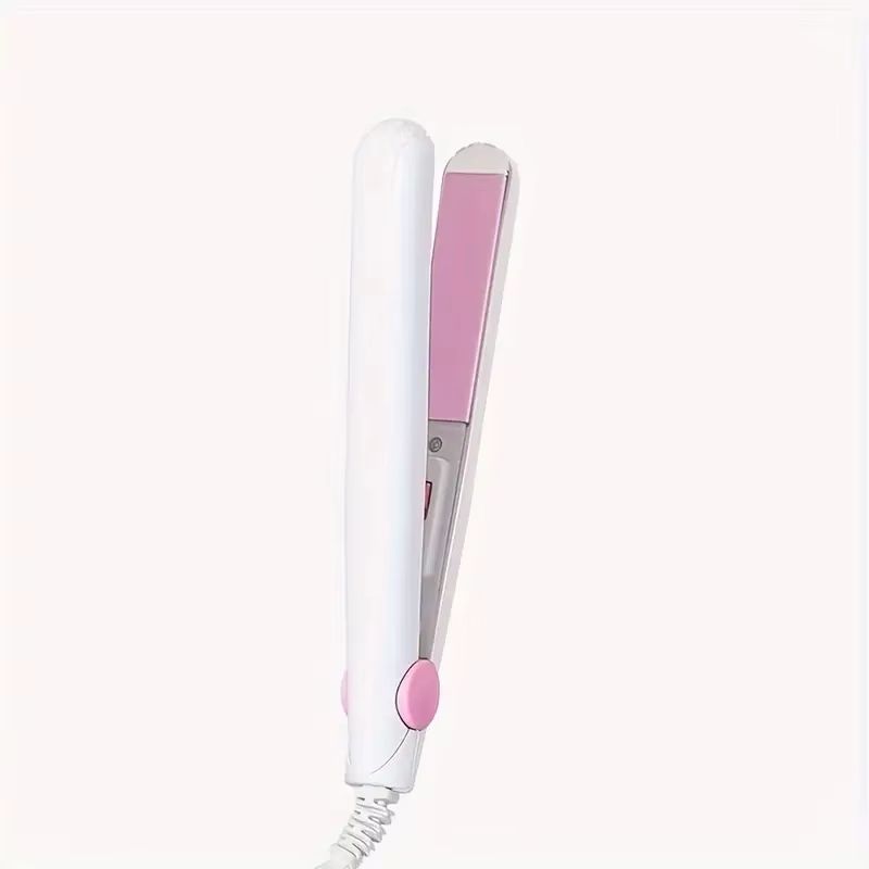 Mini Ceramic Hair Straightener  Quick Heating Styling Tool For Bangs Curling  Travel 7