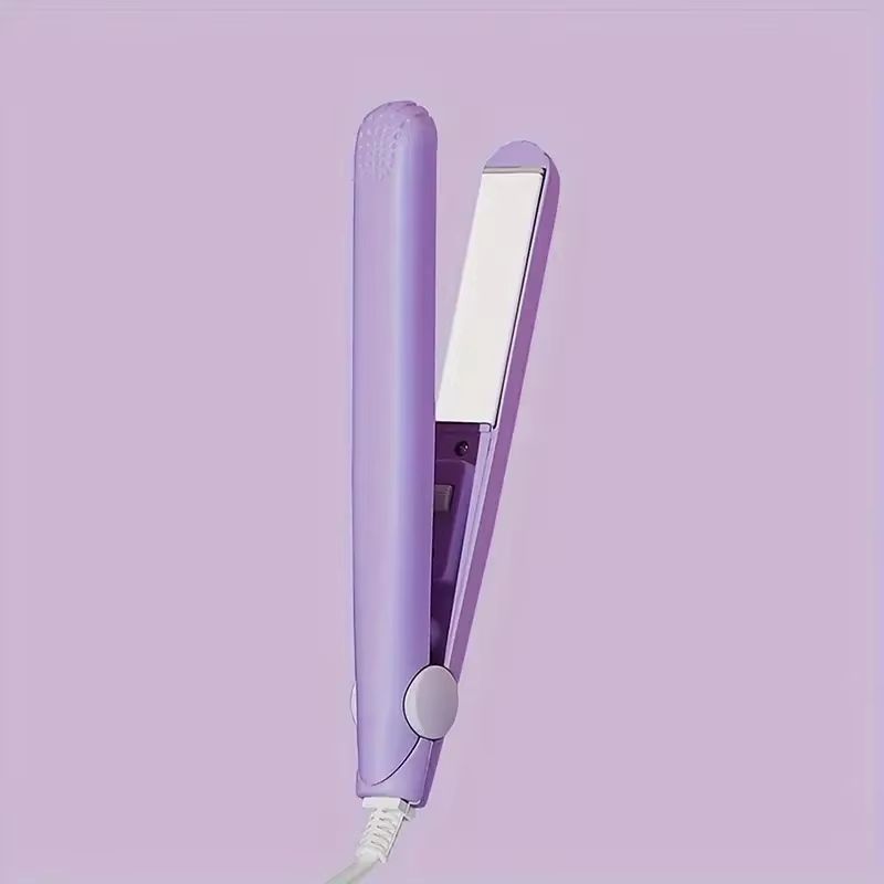 Mini Ceramic Hair Straightener  Quick Heating Styling Tool For Bangs Curling  Travel 8