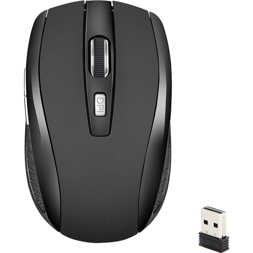 Silent Mouse, 2.4G Wireless Mouse, Adjustable DPI Level, Portable Charging, Mobile Optical Office Mouse for Laptop