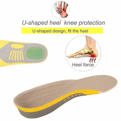 Orthopedic Orthotic Gel Insoles Arch Support Shoe Insert For Flat Foot Pain Relief  Plantar Fasciit 2